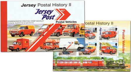 Jersey - Postbiler - Postfrisk prestigehæfte