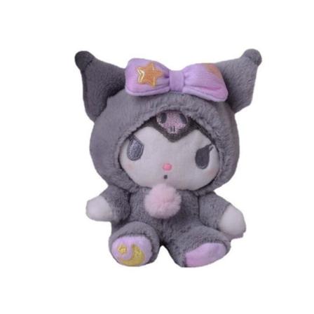 Kuromi My Melody Cinnamoroll Sanrio Plys Legetøj Udstoppet Dukke Vedhæng Barn Pige Gave [DB] Kulomi 23CM