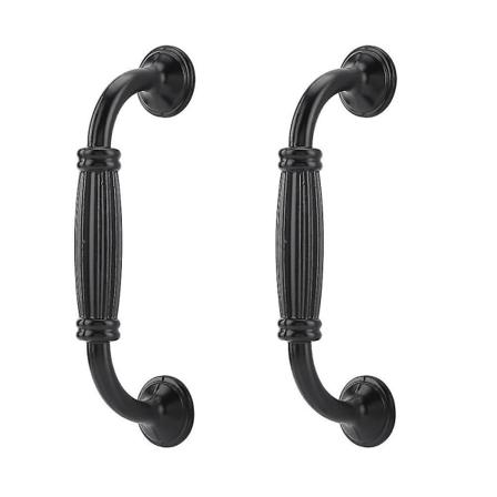 2 stk. Sorte Minimalistiske Vintage Garderobedørhåndtag 128 Hul Elektrophoretiske Håndtag