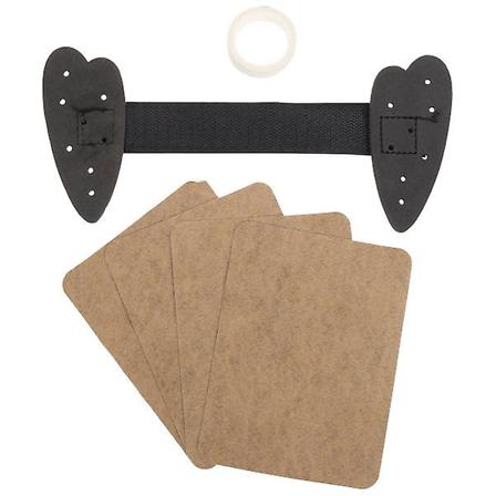 1 Sett med Hundeføretape, Hundeføre Stående Tape, Valpeøre Støtte, Kjæledyr Valpe Tilbehør(er), Assorterte Farger 9X4X0.1CM Assorted Color 9X4X0.1CM
