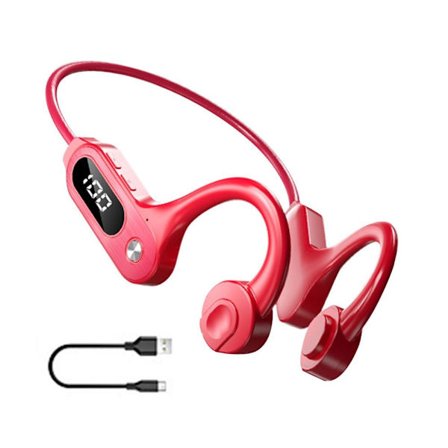 Mordely Bone Conduction Hörlurar Trådlösa hörlurar RÖDA