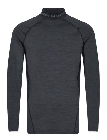 Ua Coldgear Twist Mock Sport T-Langærmet Skjorte Black Under Armour