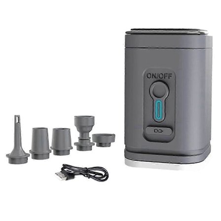 Utendørs USB Luftpumpe Luftkompressor Egnet for Oppblåsbar Båt Luftmadrass Vakuum Kompresjonspose Campingbelysning