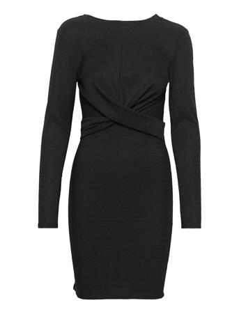 Onlqueeny L/S Twist Dress Box Jrs Black ONLY