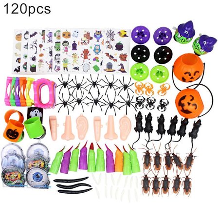 120-pack Halloween Party Insekter Mus Häxa Trick Spela Barn Interaktiv Leksak