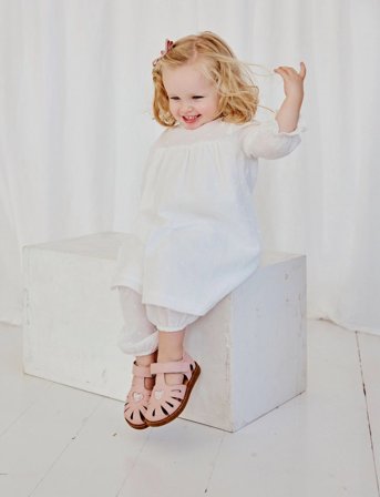 ANGULUS Sandals - Flat - Closed Toe - Pink - 20