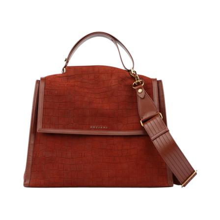 Orciani Tas , Bruin , Dames , Maat: ONE Size Schoudertassen