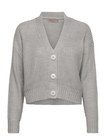 Dpwknit Cardigan Strikkegenser Cardigan Grå Denim Project