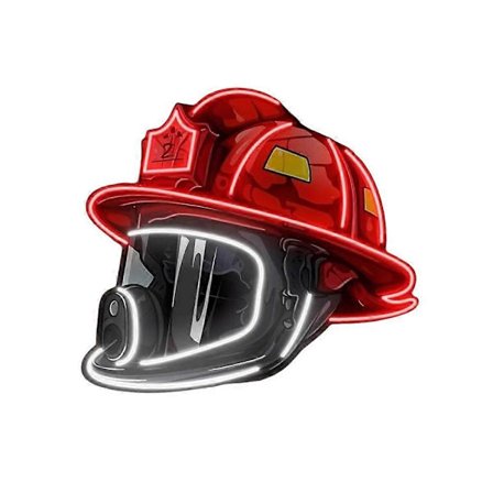 Palomiehen kypärän neonkyltti, palomiehen kypärän LED-valo seinäkoristeeksi