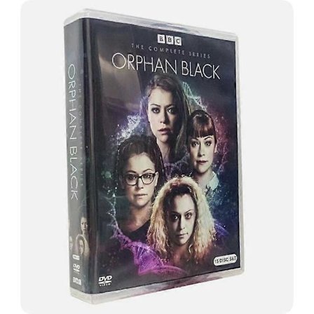 ORPHAN BLACK Komplett Serie Säsong 1-5 (DVD 2017 15-Disc Box Set) Engelsk version{yh}