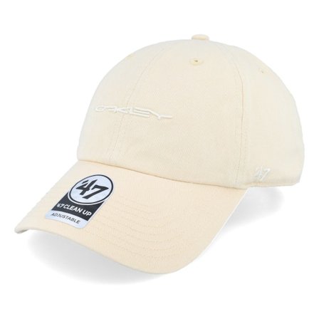 Oakley - Beige Unconstructed Cap - 47 Soho Arctic White Dad Cap @ Hatstore
