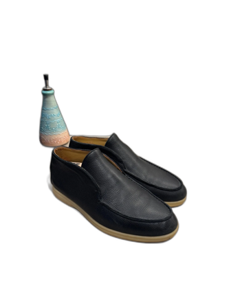 Loro Piana Open Walk – svart hjortläder