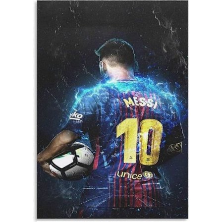 Puslespill Tre Montering Bilde Lionel Messi Plakat Voksne Spill Pedagogiske Leker Vq504Zw