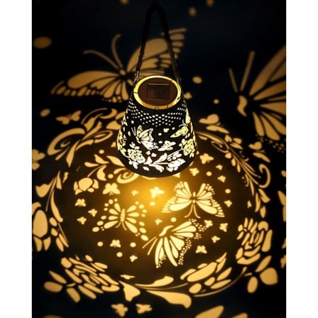 (Fjäril) Ulkovalaisin aurinkokennolla, koristeellinen ulkovalaisin So