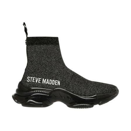 Steve Madden, Master Sneakers Zwart, Dames, Maat:40 EU
