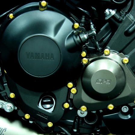 Sada Motorových Šroubů Valter Moto Černá - Yamaha MT-09 SP 2017-2020