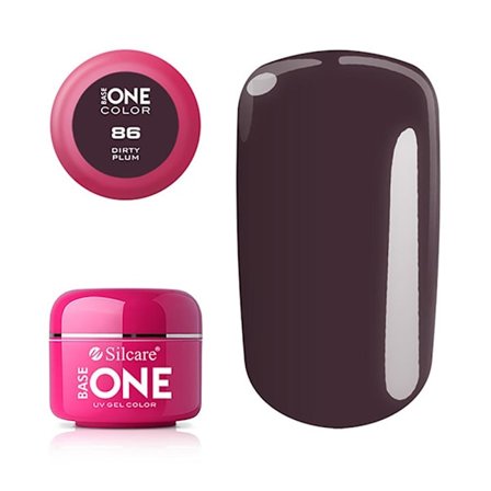 Base one - Color - UV Gel - Dirty Plum - 86 - 5 gram