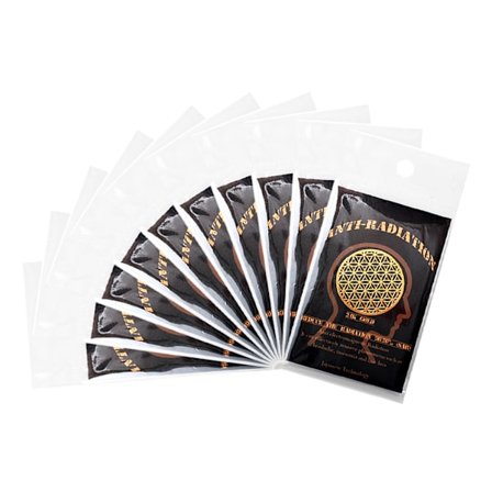 10 st Antistrålningsskyddsskydd EMF för skydd Mobiltelefonklistermärken EMR Blocker för bärbar dator