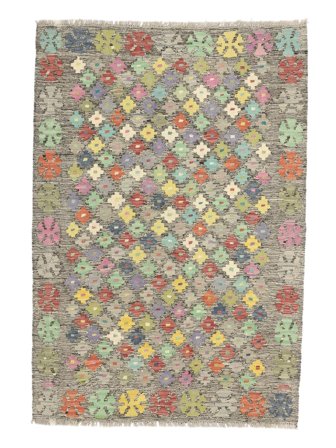Small Kilim Afghan Old Style Rug 100X145 Wool