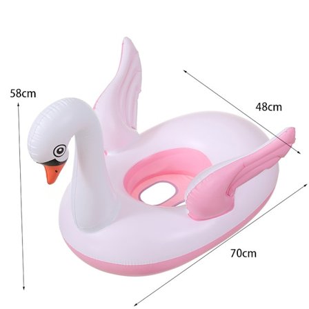 Oppustelig badering sød svane flydende række montering vandland swimmingpool forsyninger badering