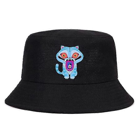 Bøttehatt Utendørs Fiskehatt Kpop Demon Hunters Unisex Justerbar Solbeskyttelse Pustende Mote