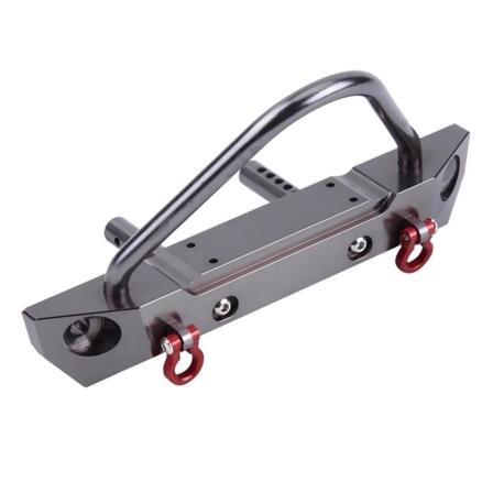 Aluminiumslegering RC bil forreste kofanger til Axial SCX10 Jeep Wrangler 1/10 fjernbetjening crawler
