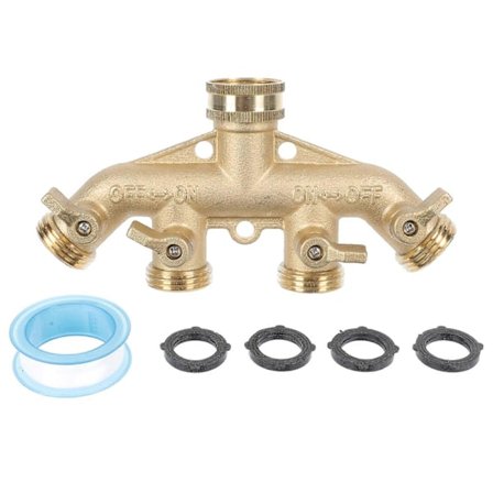 1kpl Letkun Jakaja 4-tie Letkun Jakotukki Puutarhaletkun Liitin Puutarhaan