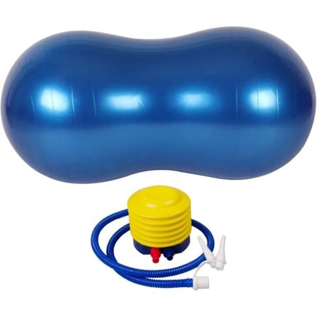 Gymnastikboll / Pilatesboll med Pump - Jordnöt