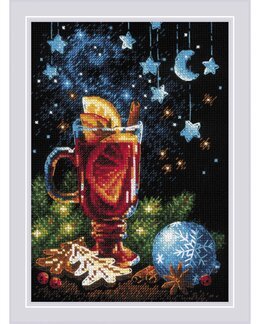 Stickpackung Bild Glühwein