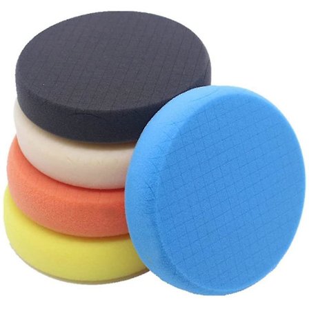 5 stk 6 tommers poleringsklosser sett pusseputer for bilpoleringsmaskin