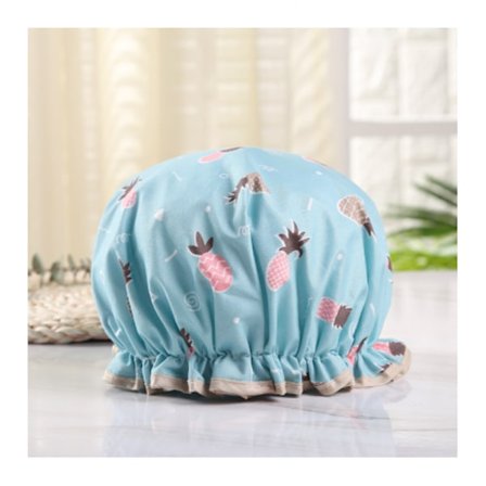 Duschmössor Dubbla Lager Badmössor Vattentäta Designade Satinfodrade Håller Håret Torrt