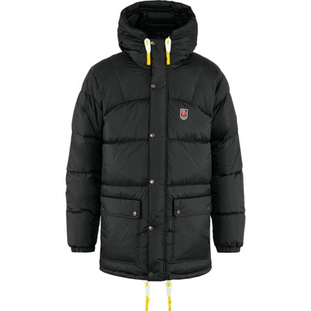 Fjällräven Men's Expedition Down Jacket in Black, Daune/Supreme Microloft | Size: Large