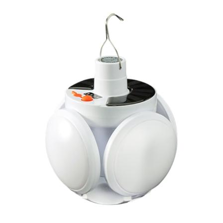 Solar Camping Light Kirkas, energiaa säästävä kannettava ulko-LED-lamppu koukulla kalastushätätilanteeseen