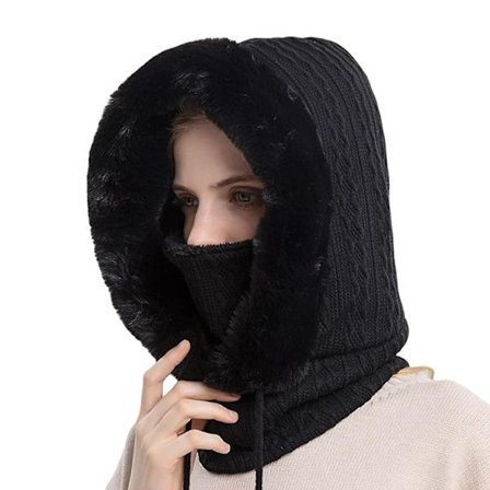 Vinter Outdoor Riding Hodeplagg Kaldtikker Ski Cap Varm Skjerf Mask Helt stykke