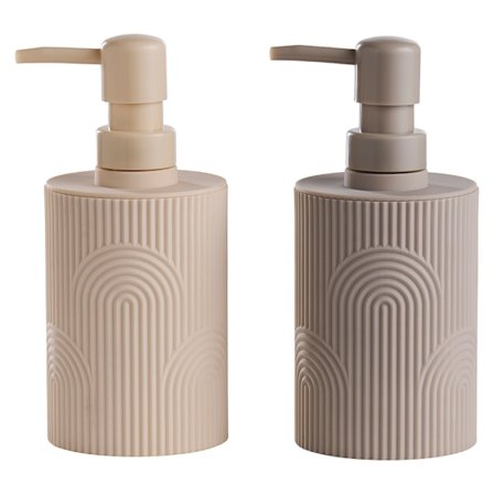 Day Saippuateline, jossa on pumppu