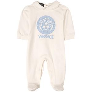 Kids - Versace White Medusa Footed Baby Body - All in ones - 3-6 months - White