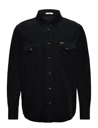 Western Cord Shirt Black Wrangler