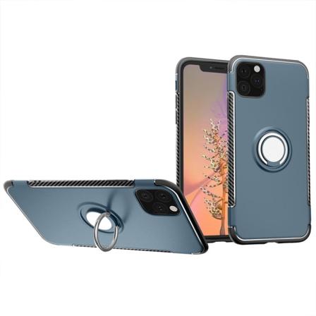 iPhone 11 Pro Max - Tehokas kansi sormustelineellä FLOVEME Petrol