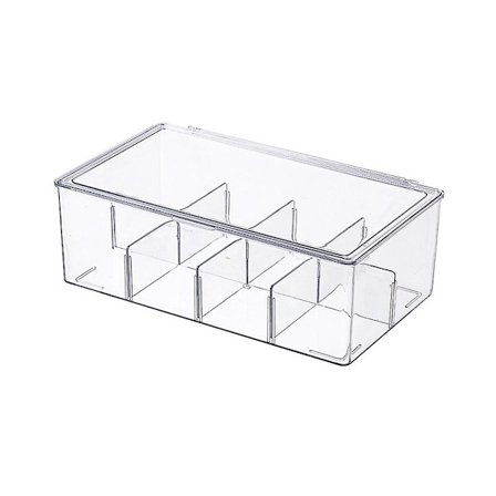 Tepose Oppbevaring Box Office Multifunksjonell Oppbevaringsboks Med Lokk Akryl Organizer Kaffepose Sammenlign