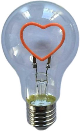 SYNERGY Retrofit E27 Bulb A60-heart