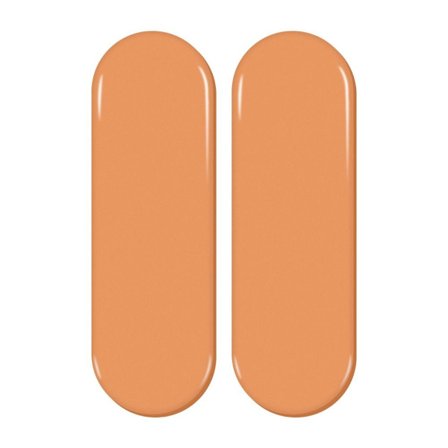 2stk Oppbevaringsboks Jernkasse ORANSJE