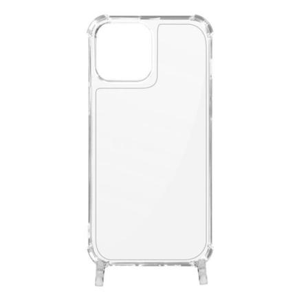 Anpassningsbar ring iPhone 11 Pro Max fodral med juvel/kedja - Genomskinlig