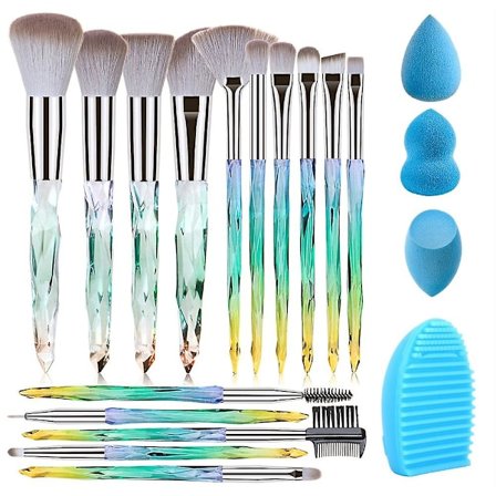 15 rhinestone sminkborstar Elsa