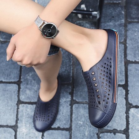 Dame Herre (Mørkeblå) Hage Tøfler Sko Casual Slippers Unisex