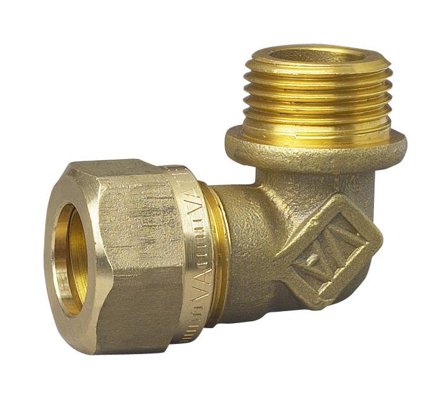 Vatette FG0351536 Vinkelkobling 90°, utv. gjenge 28 mm x G20, Installasjon