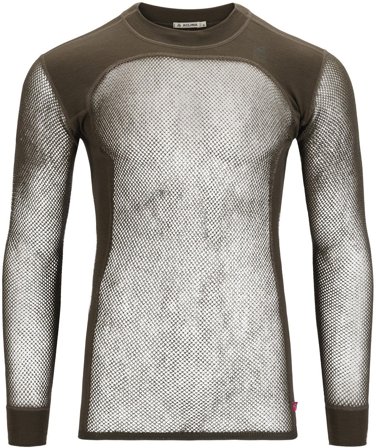 Aclima Aclima WoolNet Original Crewneck M's Tarmac - Nettingundertøy