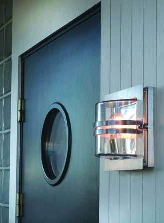 Bern 650 utelampe - galvanisert stål/klar