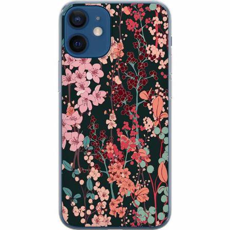 Apple Iphone 12 Mini Genomskinligt Skal Herbaceous Retro