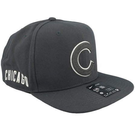 Nike MLB - MLB Grigio snapback Cappellino - Chicago Cubs Statement Dri-fit Pro Anthracite Snapback - Nike @ Hatstore