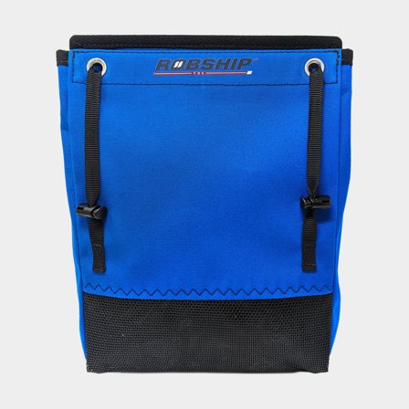 Sac à drisses Robship Essential Rope Bag Azul Real Small, acrylique protégé UV, 26 x 32 x 10 cm, bleu marine + bouchons de fixation